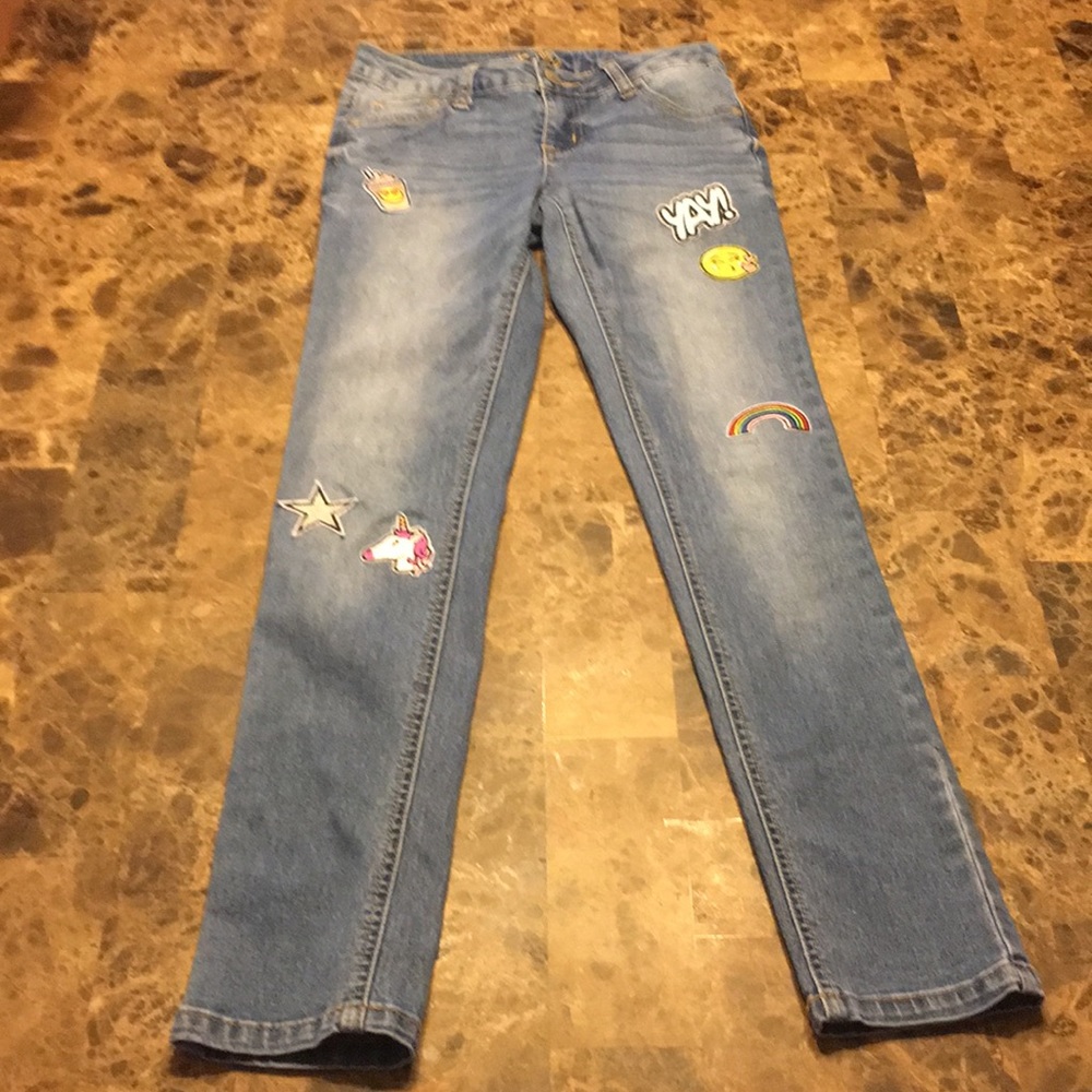 Girls justice jeans size 10